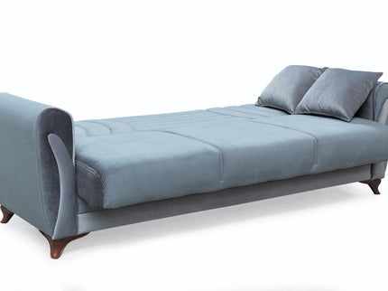 Seren Grey Velvet Sofa Bed