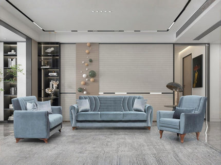 Seren Grey Velvet Sofa Bed