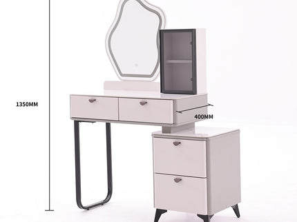 Makeup Dressing Table with Chair and Lightning Mirror