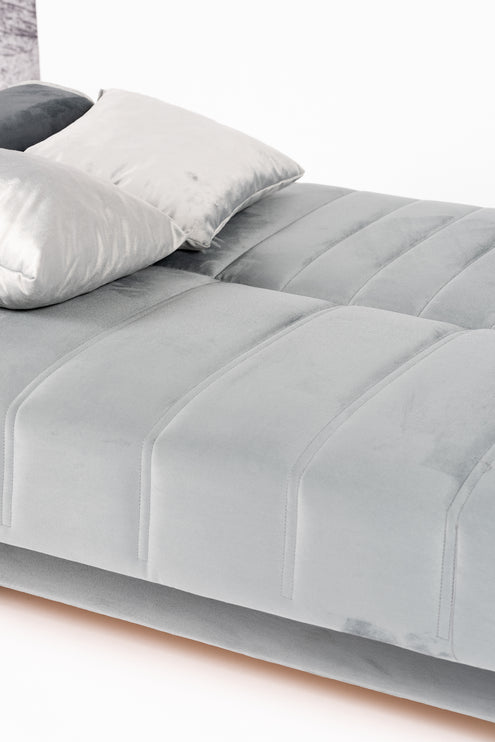 Melisa Sofa Bed (Light Grey)
